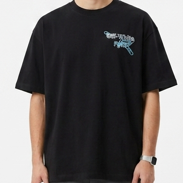 Luxury Branded  Collection Drop Shoulder T-Shirt For Men