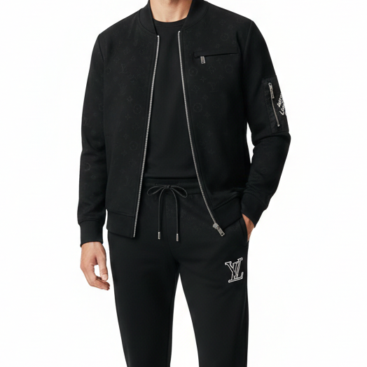 “Premium Black Stylish Tracksuit Set”