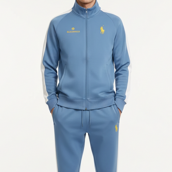 Branded Blackwatch Sky Blue Track Suit  Sporty Style with Premium Comfort