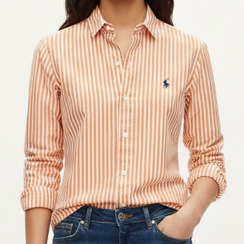 Women’s  Striped  Shirt Smart Casual Everyday Wear