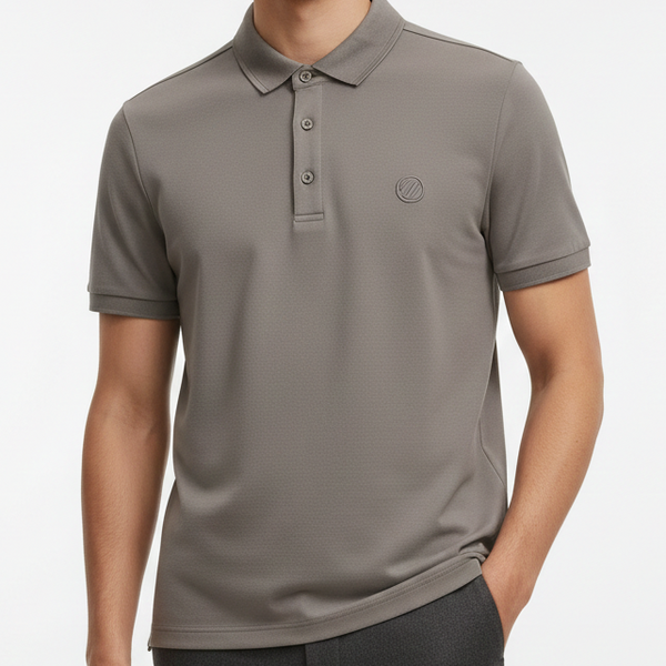 Luxury Classic Grey Polo T-Shirt