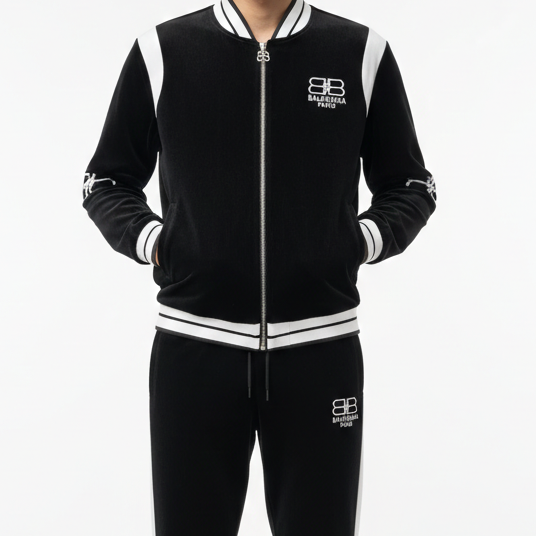 Black & White Premium Tracksuit Set