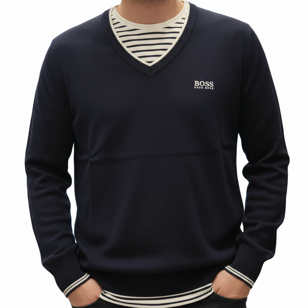Men’s Classic V-Neck Sweater Elegant, Comfortable & Timeless Style