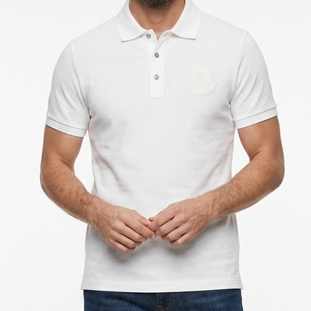 Premium White Polo T-Shirt for Men Stylish Regular Fit Casual Wear