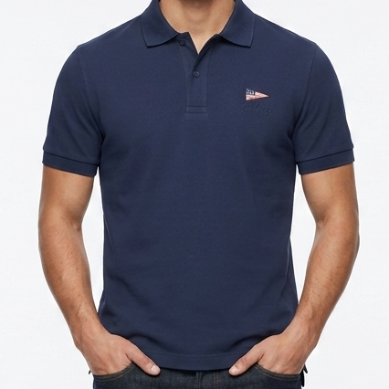 Premium Navy Blue Polo T-Shirt  Classic Regular Fit Casual Wear