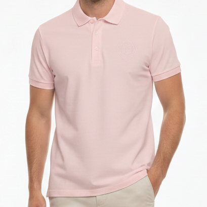 Premium Imported Pink Classic Polo Shirt Elegant Minimal Edition