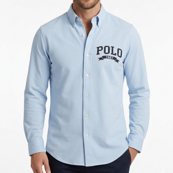 Premium Classic Oxford Long Sleeve Shirt For Men