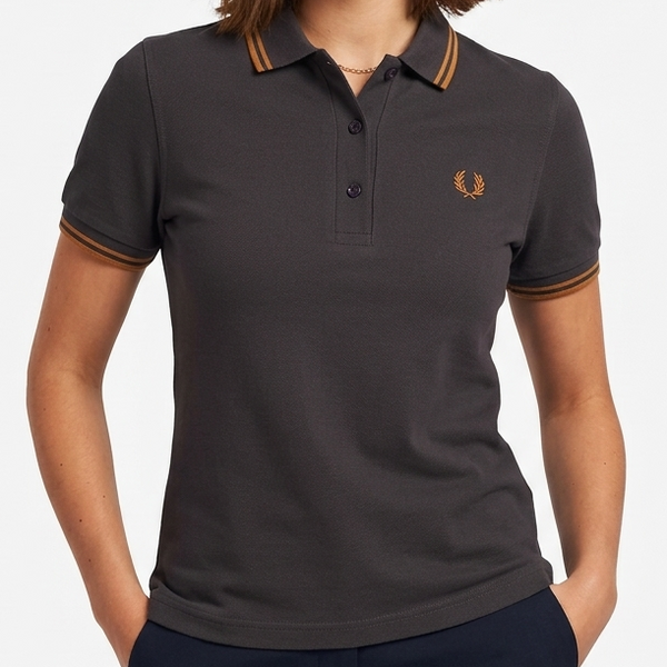 Classic Polo T-Shirt with Contrast Tipping  Elegant Casual Wear