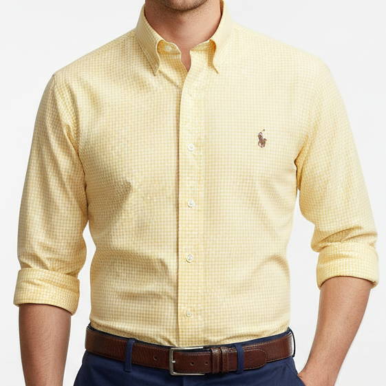 Men’s Premium Button-Down Collar Casual Shirt