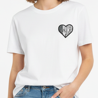 Premium Women’s Heart Logo  T-Shirt