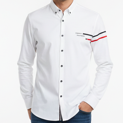 Premium Modern Short-Sleeve Button-Up Shirt