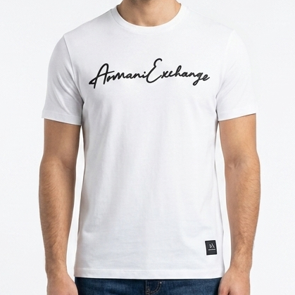 Premium Men’s White Graphic T-Shirt Stylish Round Neck Tee