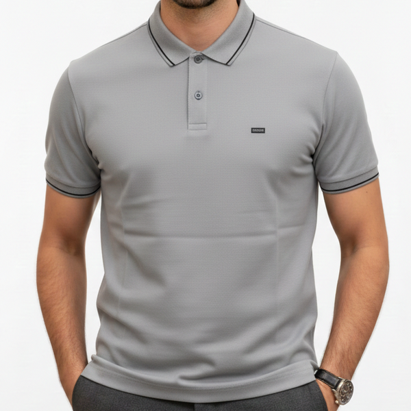 Premium Light Grey Polo T-Shirt Clean, Classy & Timeless