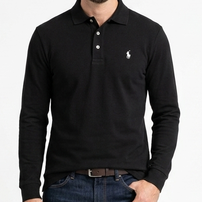 Premium  Long Sleeve Polo Classic Luxury Edition