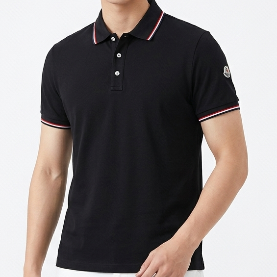 Men’s Classic  Polo T-Shirt with Contrast Tipping  Smart Casual Fit