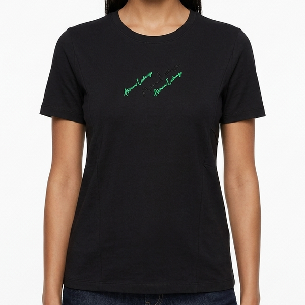 Stylish Black Crew Neck T-Shirt for Women | Minimal & Everyday Comfort Wear