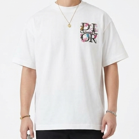 premium Designer  White  Oversized T-Shirt