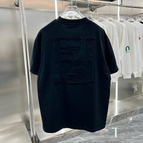 Embossed Logo  Drop Shoulder T-shirt