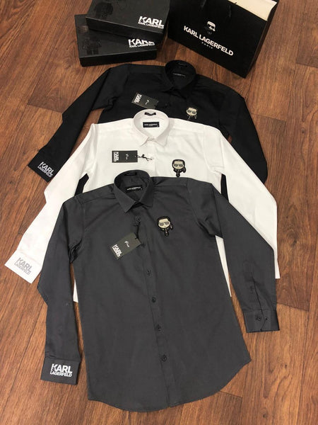 Premium Full Sleeve Shirt with Patched Logo