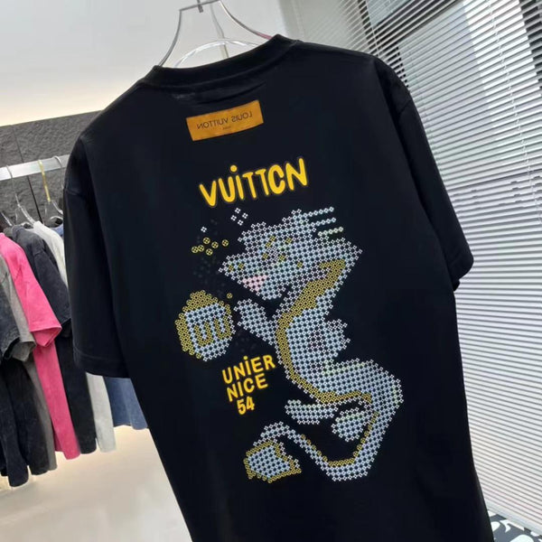 Premium  Graphic Print  Dragon Drop Shoulder T-shit