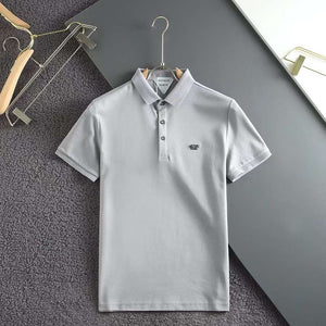 High-Class Initial Logo Embroidered Polo Shirt