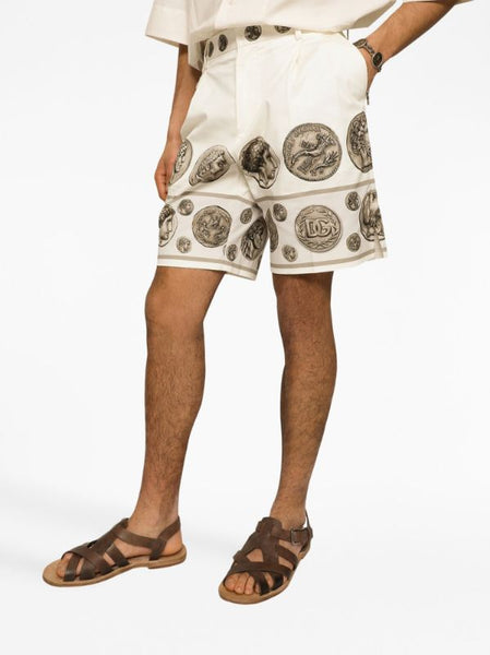 Luxury Shirt and  Shorts  With Printed Coins