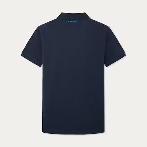 Premium Men Black AM Tipped Polo T-shirt