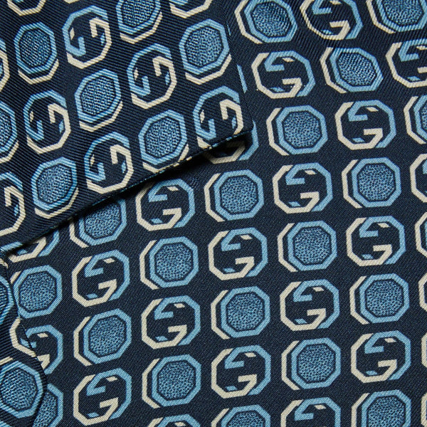 Geometric Interlocking G Print Hawaii shirt