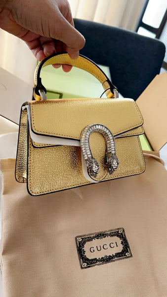 Premium Dionysus Mini Top Handle Bag