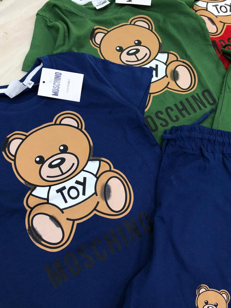 Premium Cotton Lycra T-shirt With Short Set For Kids