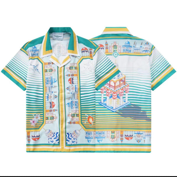 Luxury Hawaii Regular Fit Shirt With Digital Print