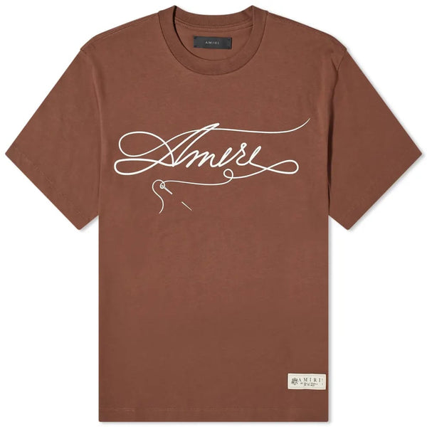 Premium Stitch logo-Print Drop Shoulder T-shirt