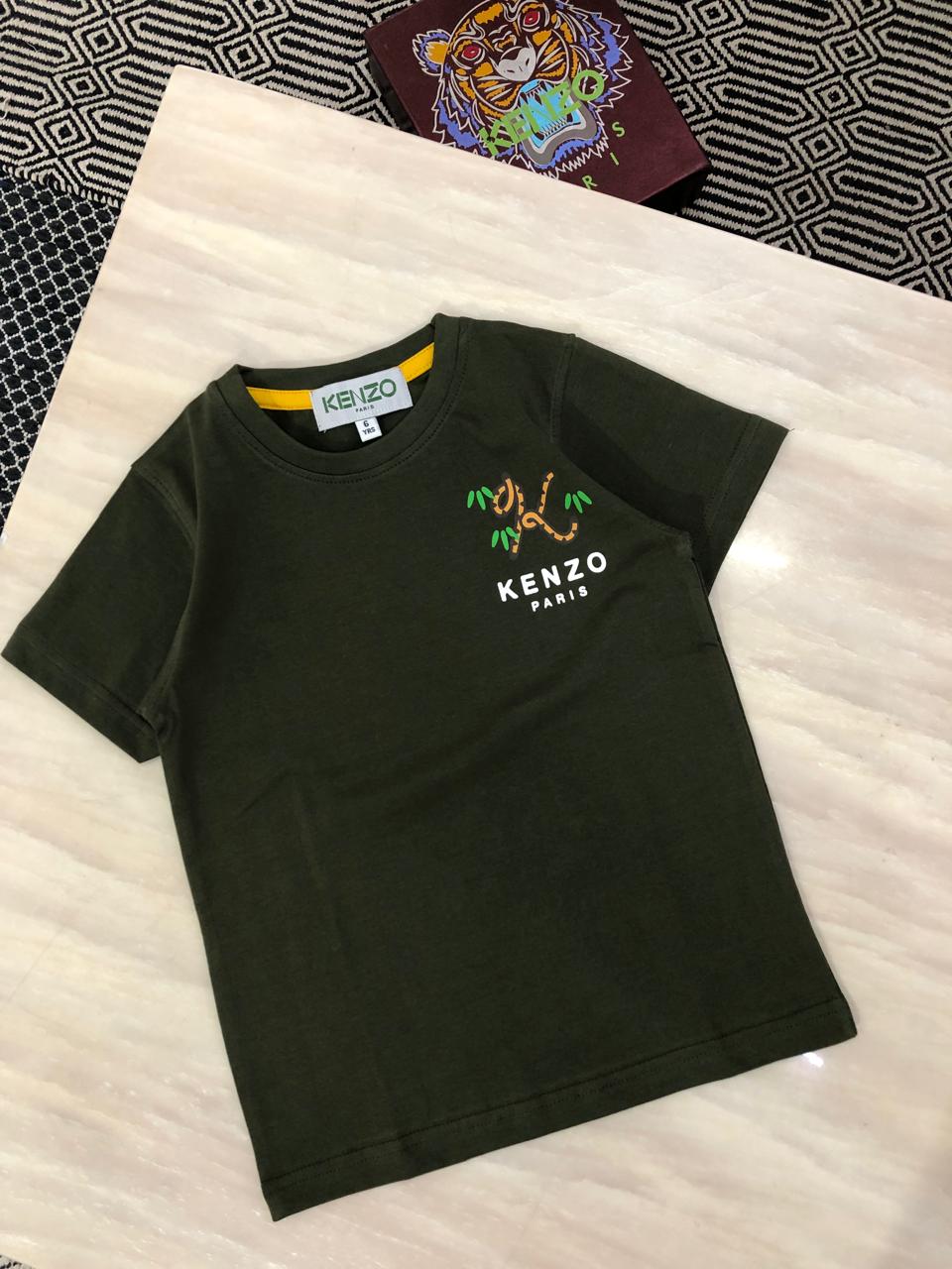 Imported Tiger K Logo  Regular T-Shirt  For Boys and Girls