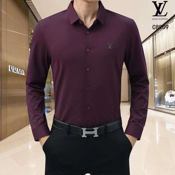 Luxury Contrast Formal Shirt for Men