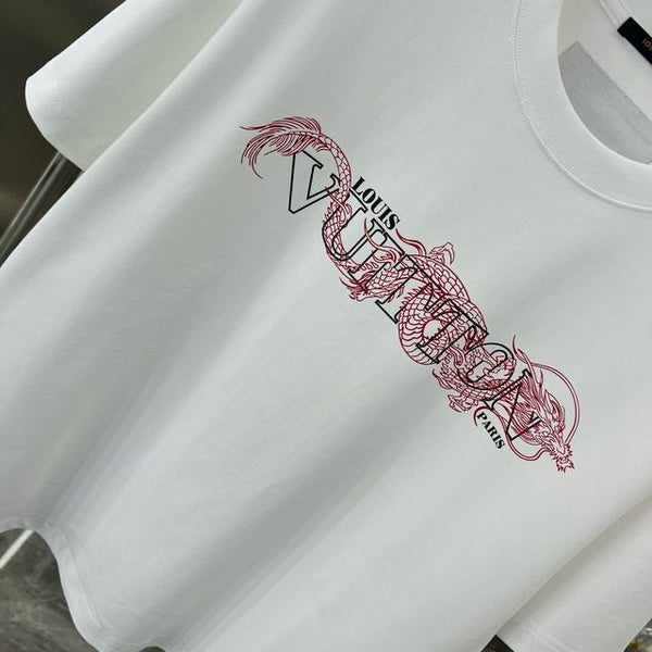 Imported Dragon Emblem Premium Drop Shoulder Tee