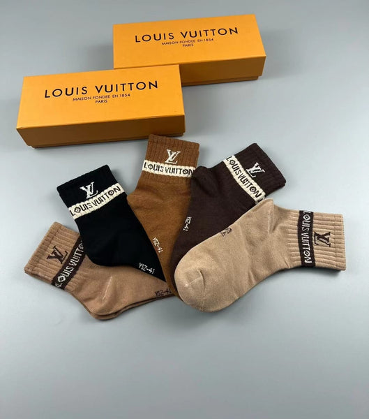 Premium Embroidered Logo Socks Pack of 5