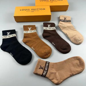 Premium Embroidered Logo Socks Pack of 5