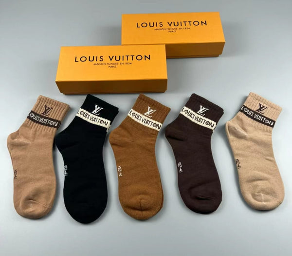 Premium Embroidered Logo Socks Pack of 5