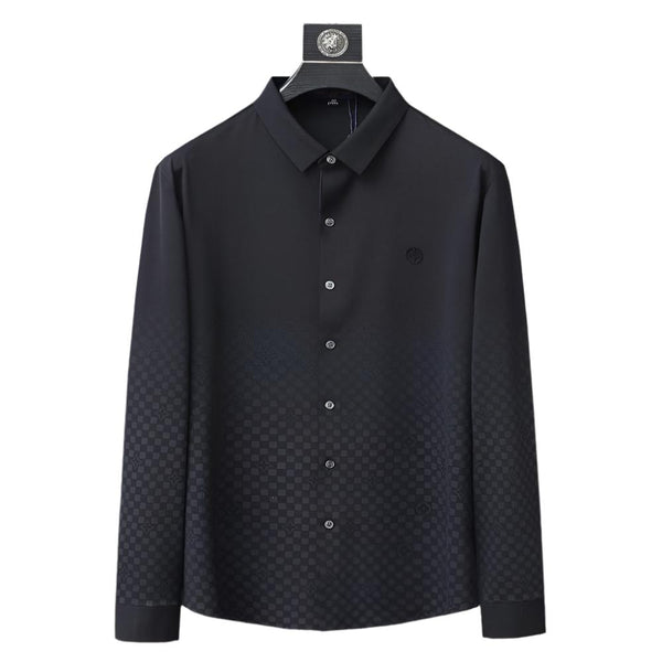 Premium Contrasting Monogram Formal Shirt