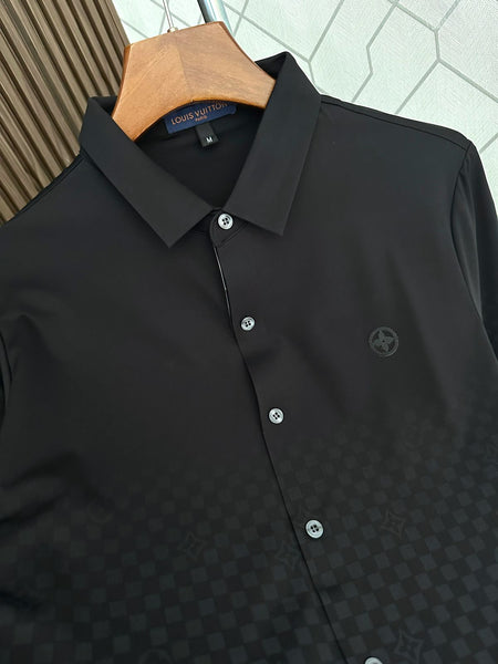 Premium Contrasting Monogram Formal Shirt