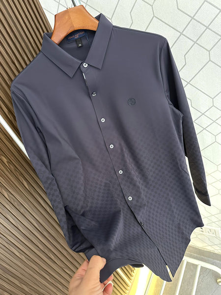 Premium Contrasting Monogram Formal Shirt