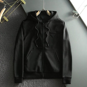 Luxurious Comfort Premium Zip-Up Black Hoodie