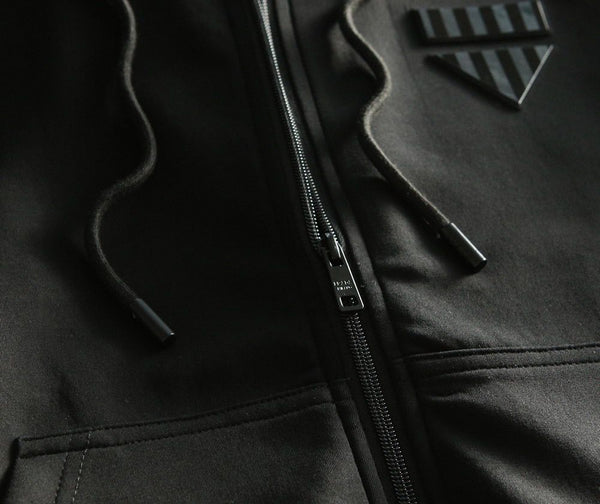 Luxurious Comfort Premium Zip-Up Black Hoodie