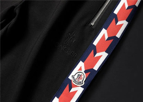 Black  Monogram Print Imported Premium Tracksuit