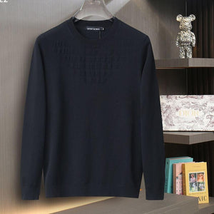 Luxury Imported  Embossed Logo Pullover