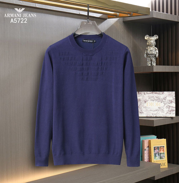 Luxury Imported  Embossed Logo Pullover