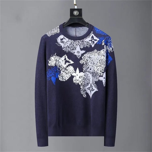 Multi-Color Brand Printed Pullover