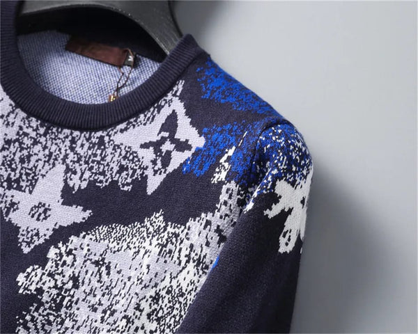 Multi-Color Brand Printed Pullover