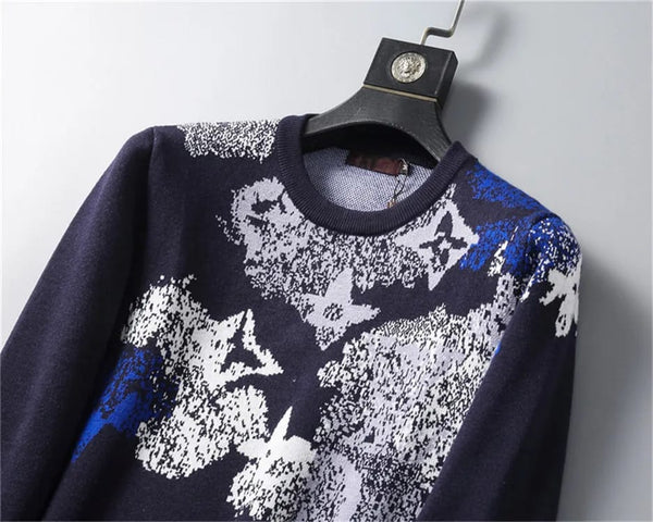 Multi-Color Brand Printed Pullover