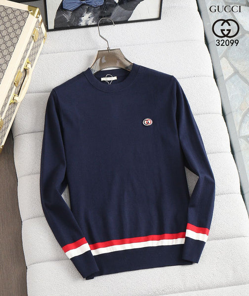 Men Regular Fit Crew-Neck Pullover